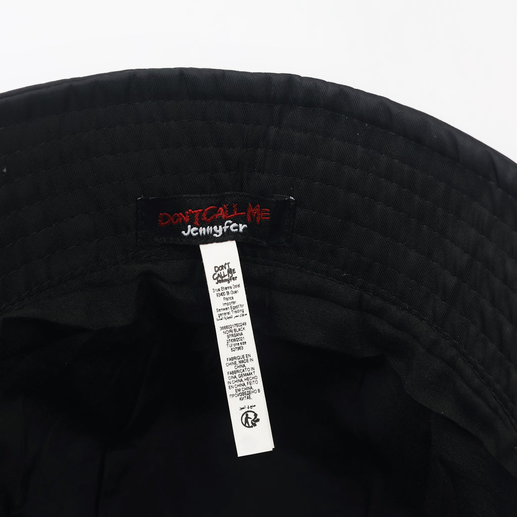 NASA Insignia Logo Black Bucket Thrifted Hat - Unisex