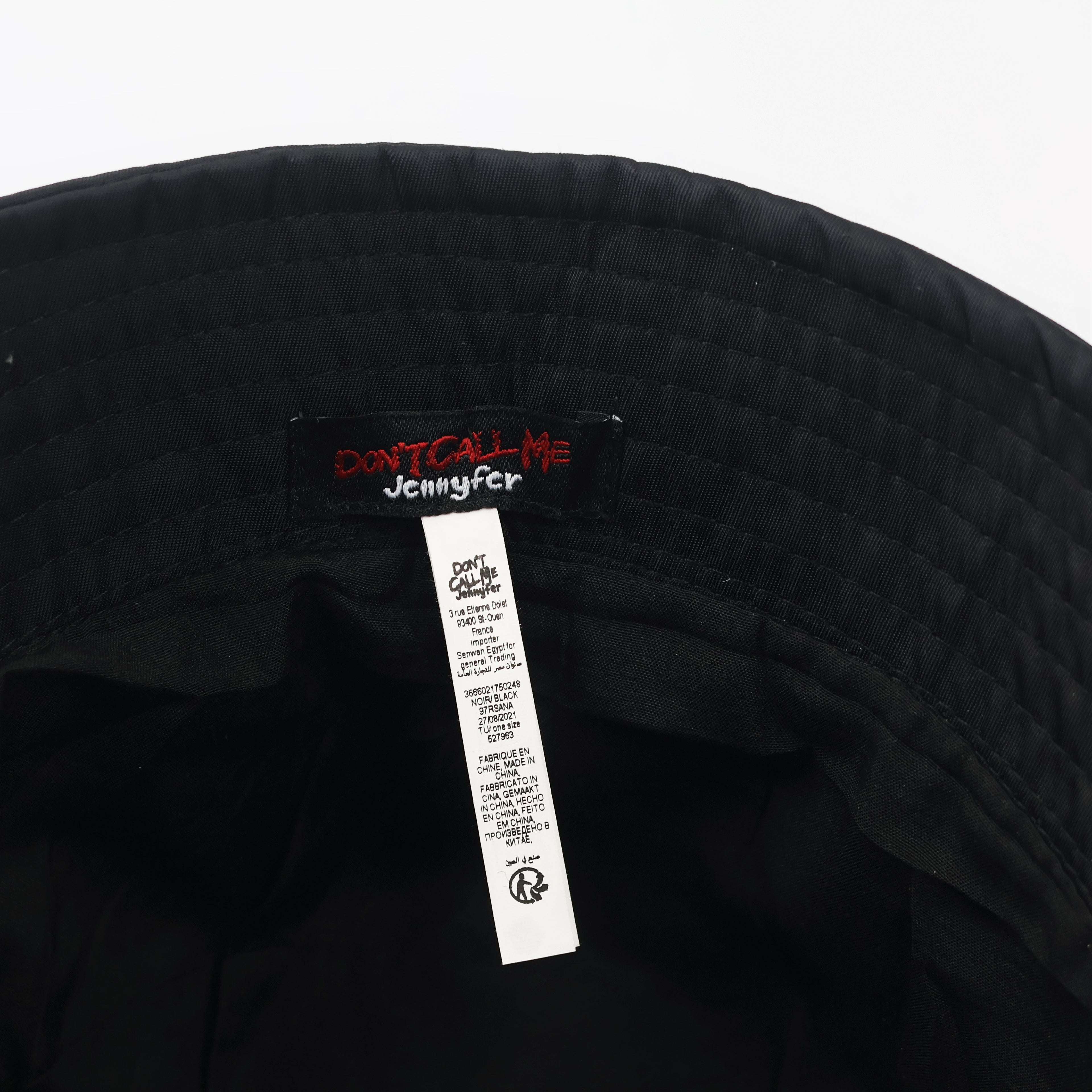 NASA Insignia Logo Black Bucket Thrifted Hat - Unisex