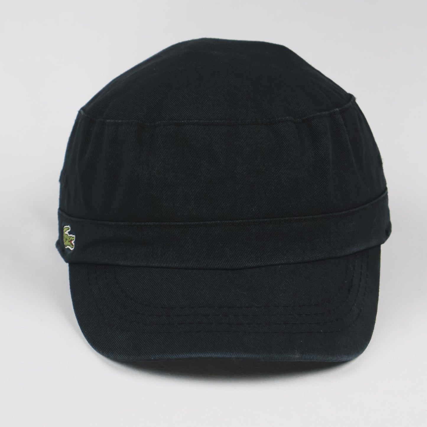 Lacoste Crocodile Logo Cadet Cap - Black