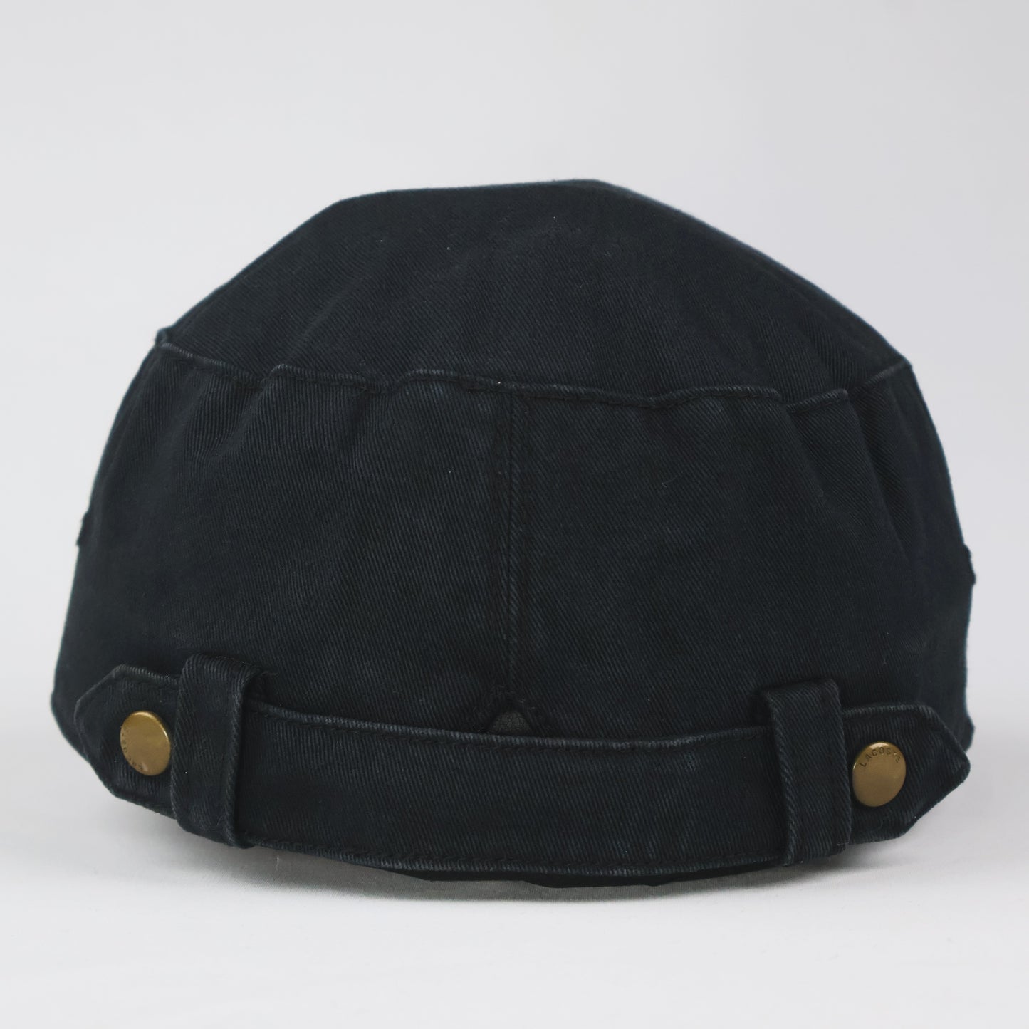 Lacoste Crocodile Logo Cadet Cap - Black