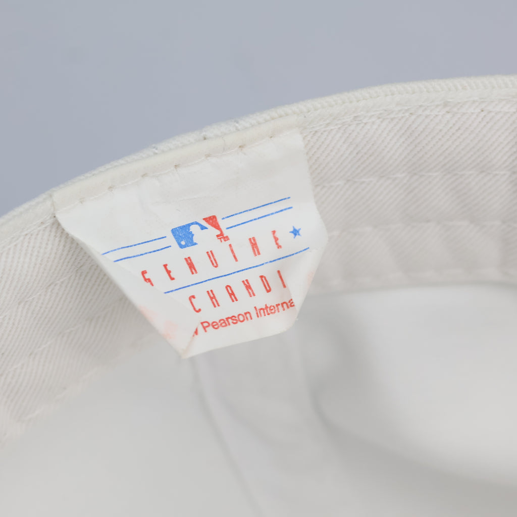 Off-White New York Yankees Cap with Pastel Pink NY Thrifted Logo
