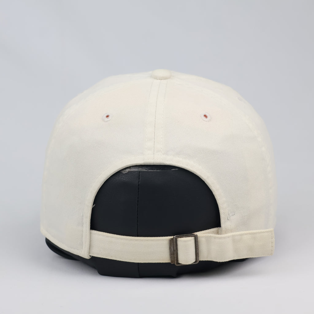 Nike Heritage 86 Cream Dad Hat with Black Embroidered Thrifted Swoosh