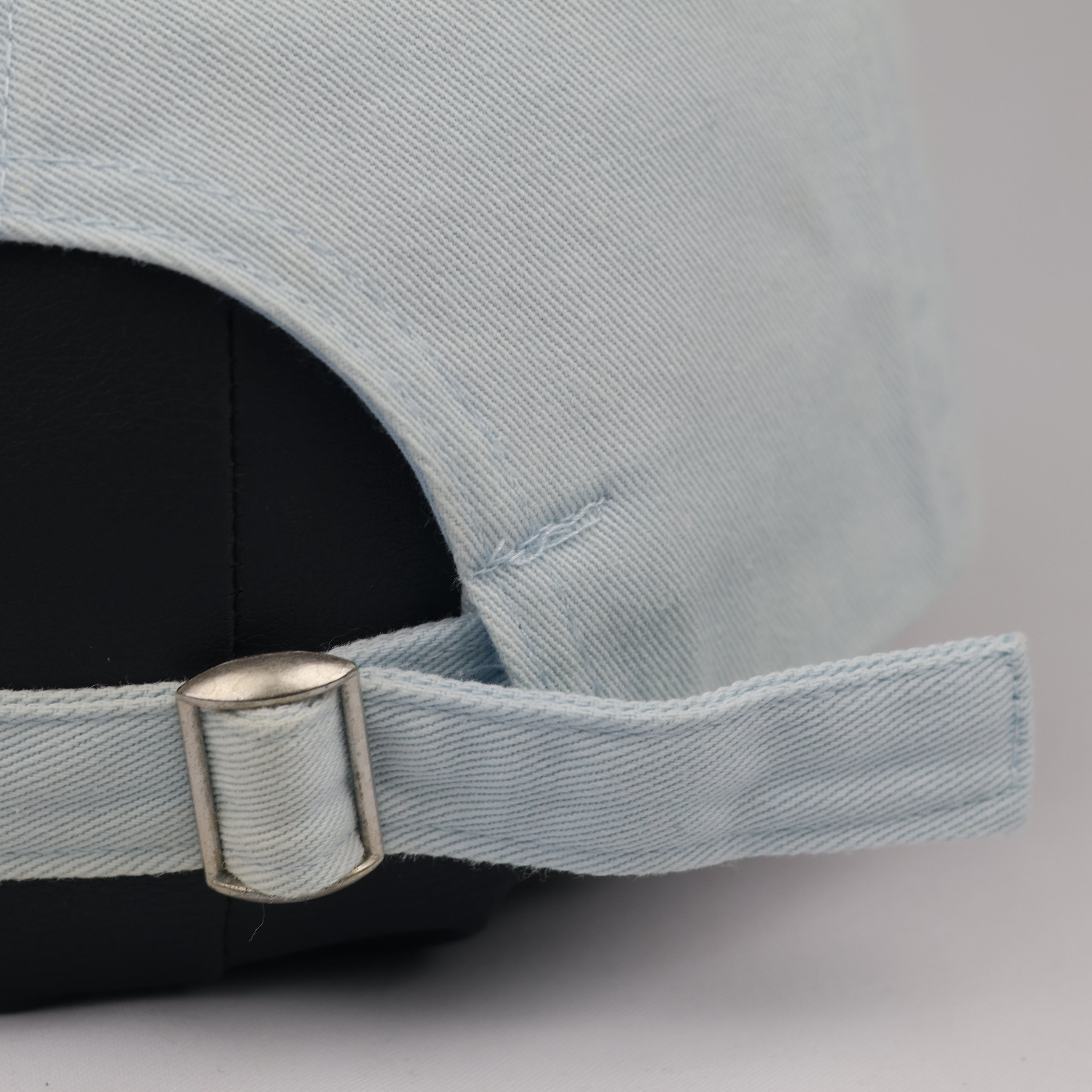 Light Blue Playing Card Graphic Unstructured Baseball Thrifted Cap