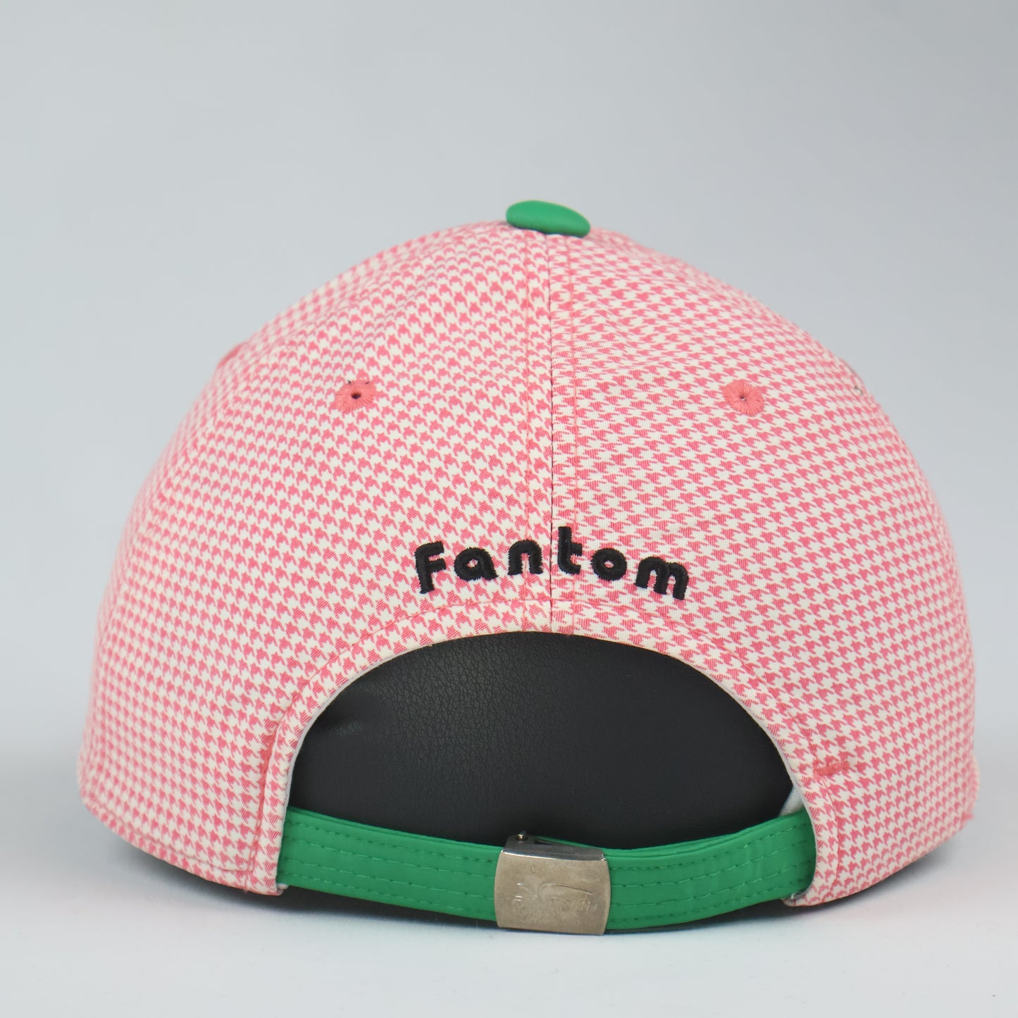 Korean Fantom Pink Houndstooth Koala Cap