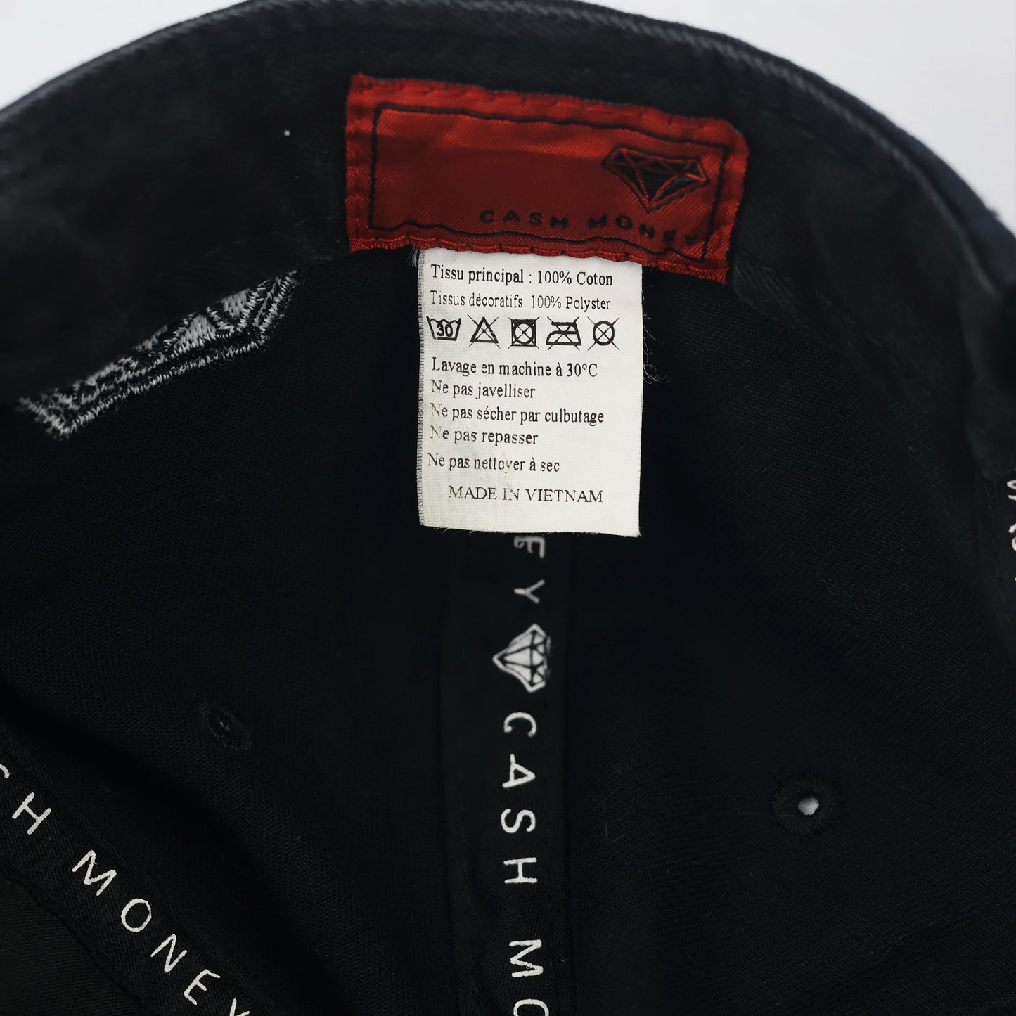 Luxury Quilted Faux Leather Streetwear Thrifted Cap | Black Diamond Series