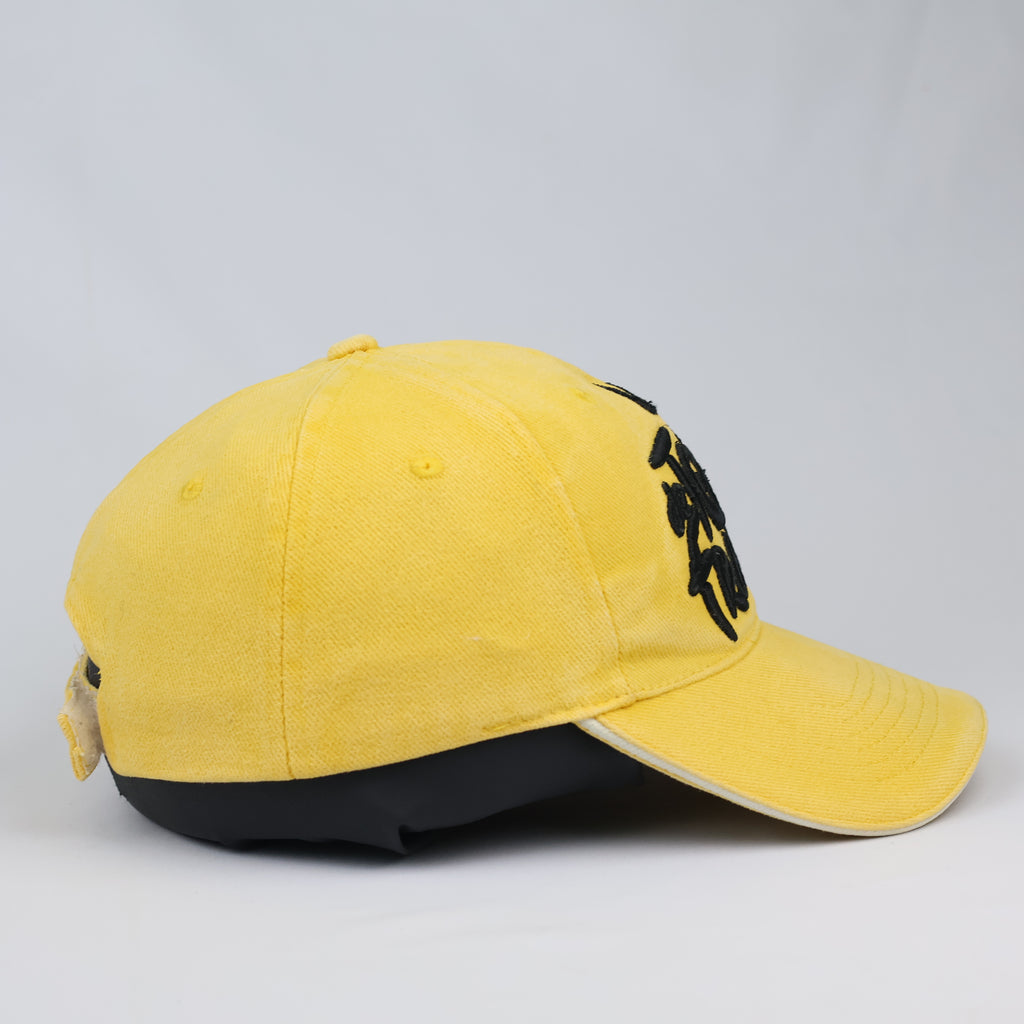 Le Tour de France Graphic Embroidered Yellow Strapback Thrifted Hat