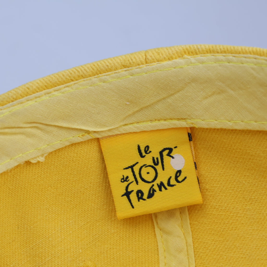 Le Tour de France Graphic Embroidered Yellow Strapback Thrifted Hat