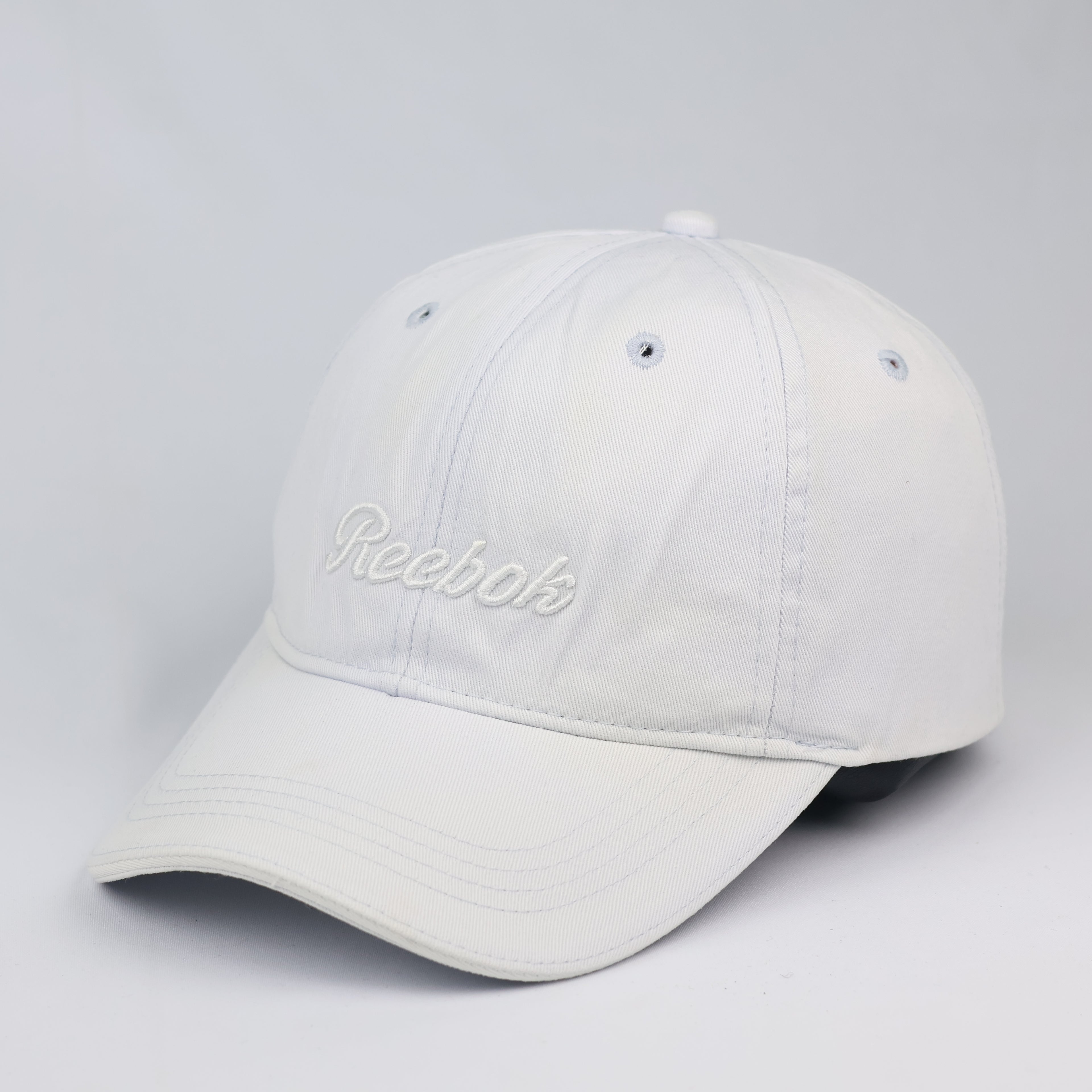 Reebok White Unstructured Cotton Twill Thrifted baseball Hat
