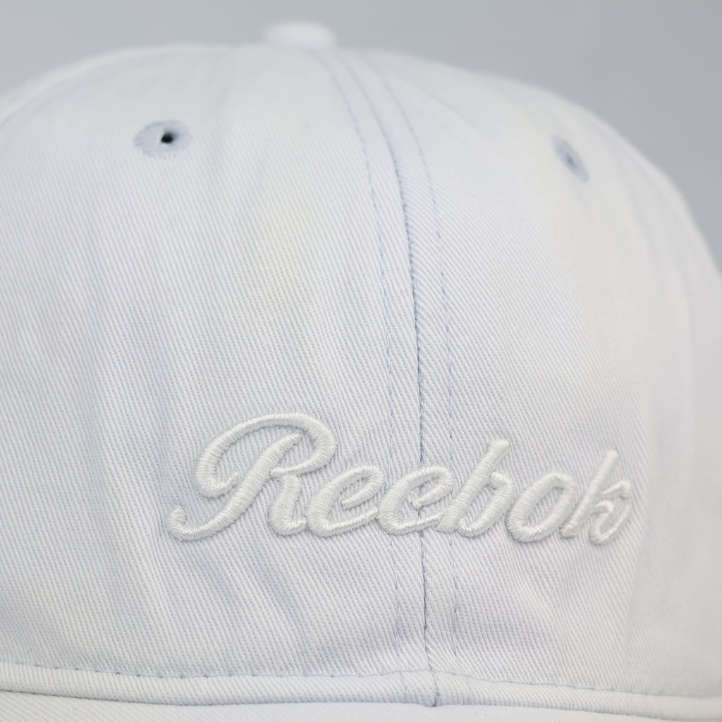 Reebok White Unstructured Cotton Twill Thrifted baseball Hat