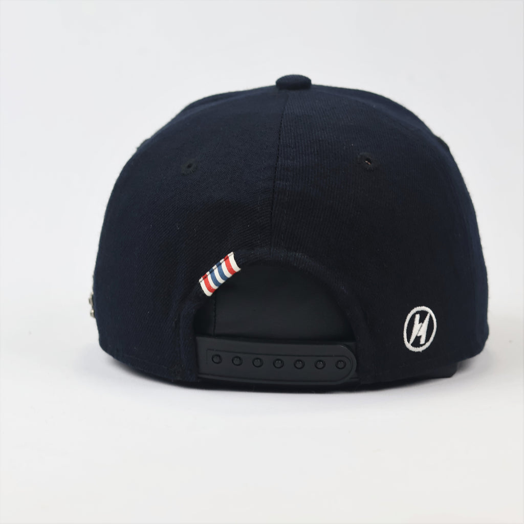 Mr. Real Good Man Navy Blue Thrifted Snapback