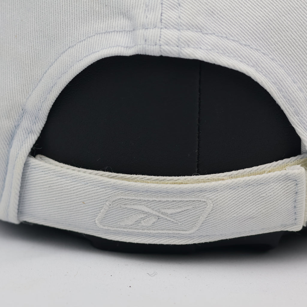 Reebok White Unstructured Cotton Twill Thrifted baseball Hat