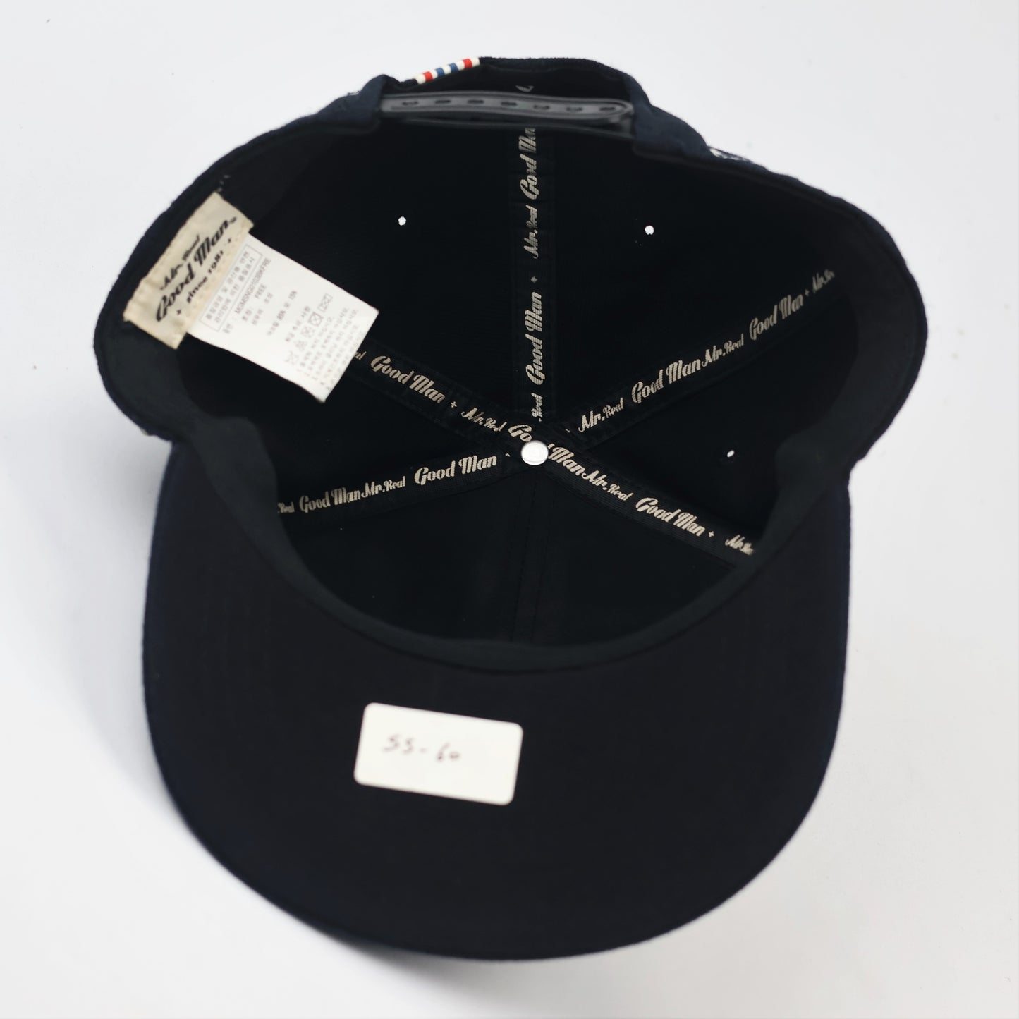 Mr. Real Good Man Navy Blue Thrifted Snapback