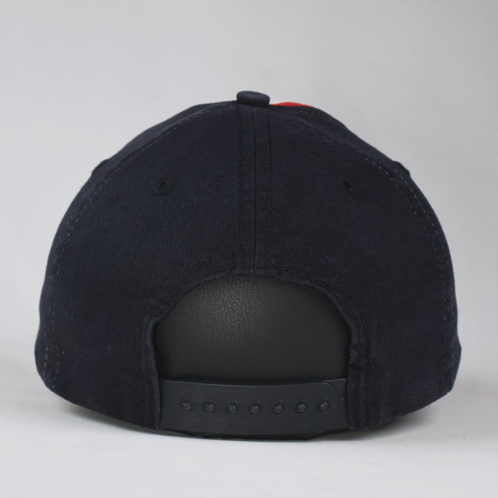 New Era "D" Logo Red, White & Blue Snapback