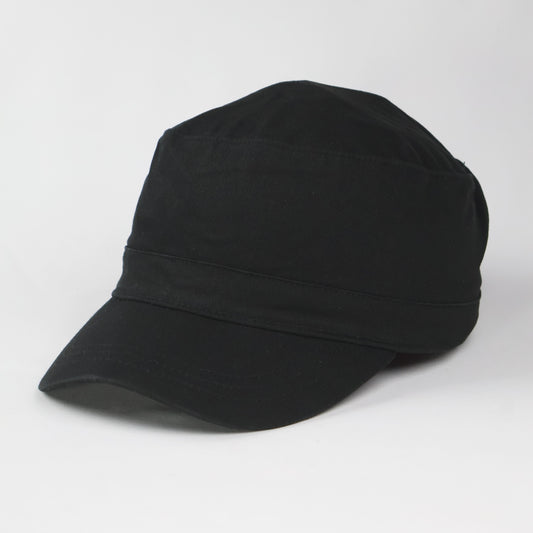 Classic Black Military Cadet Cap