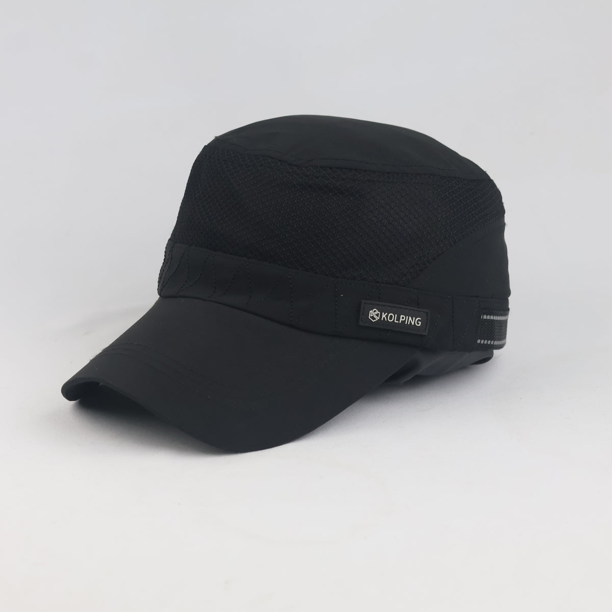 Thrifted Black Kolping Outdoor Winter Military Cap (58-60 cm) | 10277