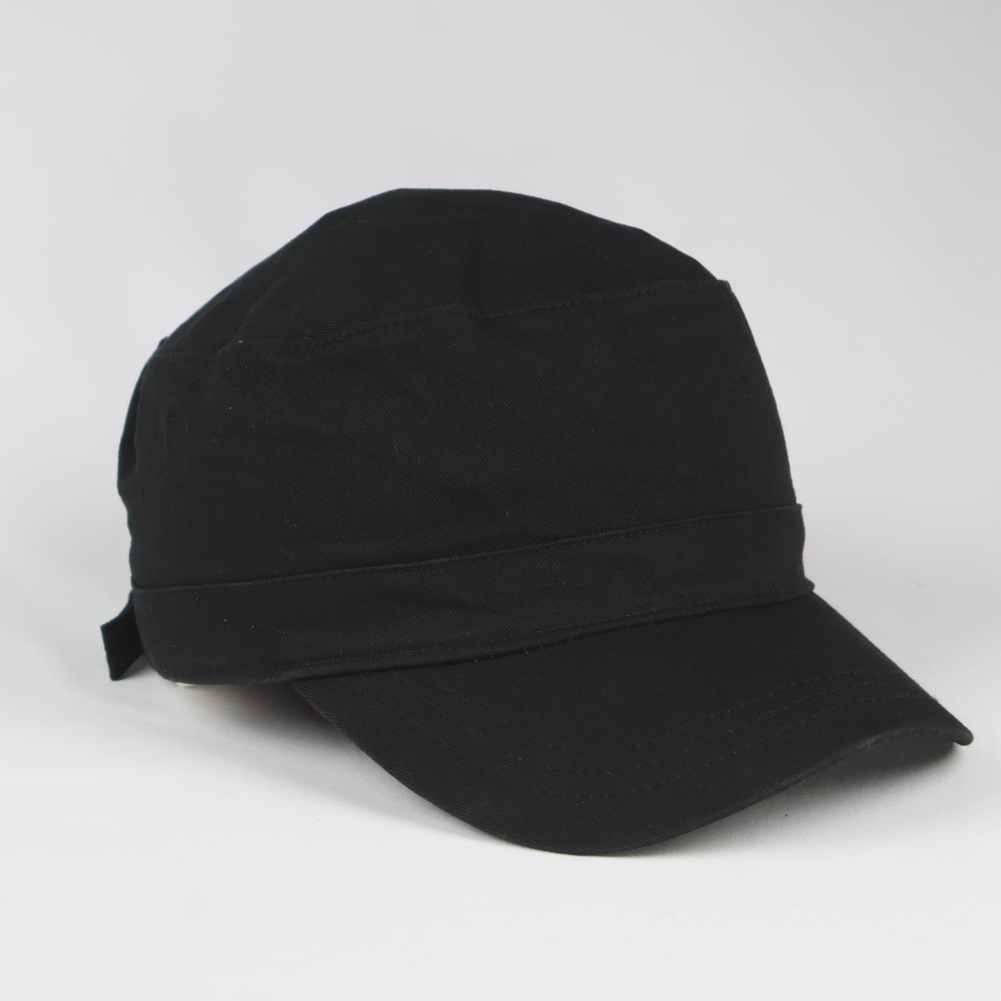 Classic Black Military Cadet Cap