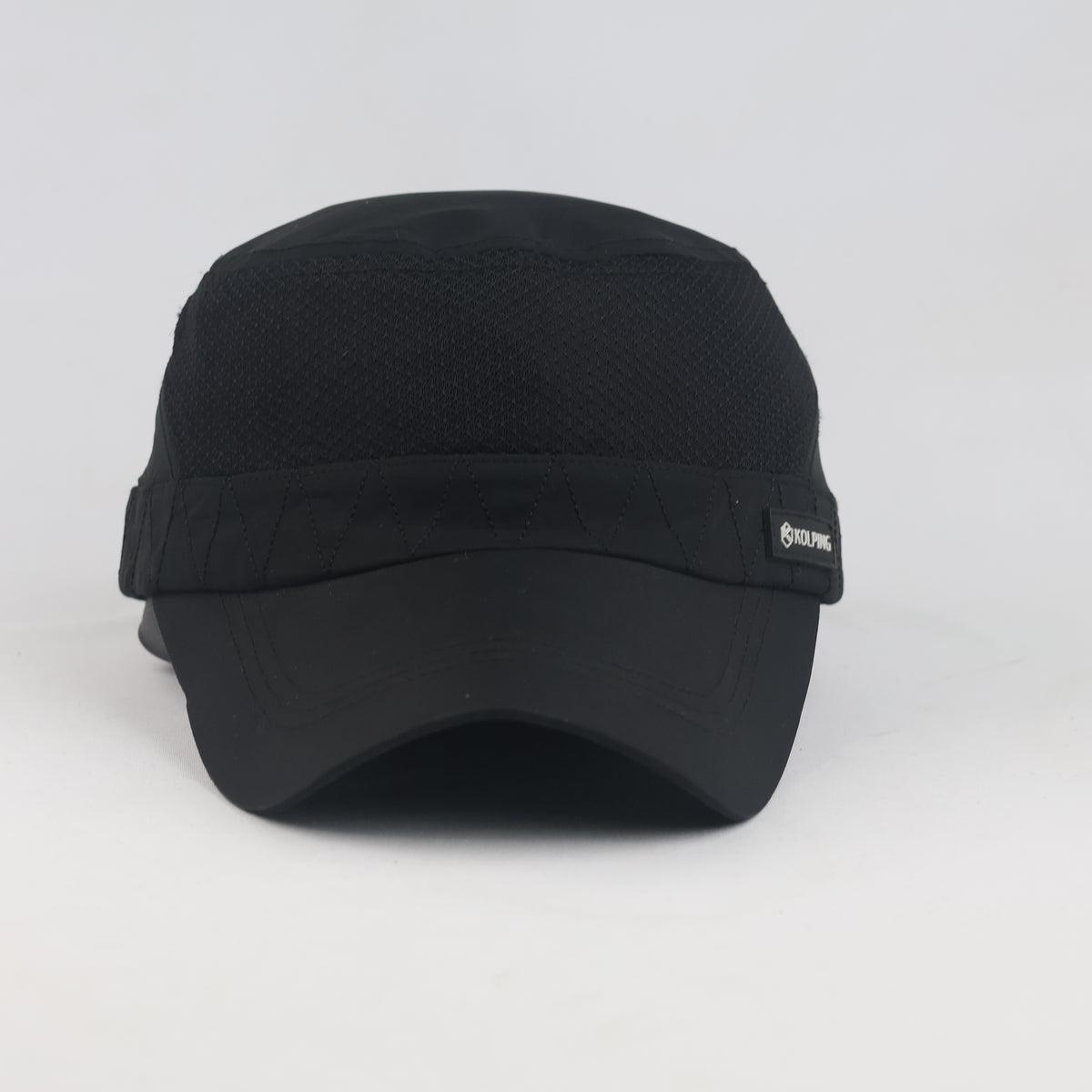 Thrifted Black Kolping Outdoor Winter Military Cap (58-60 cm) | 10277