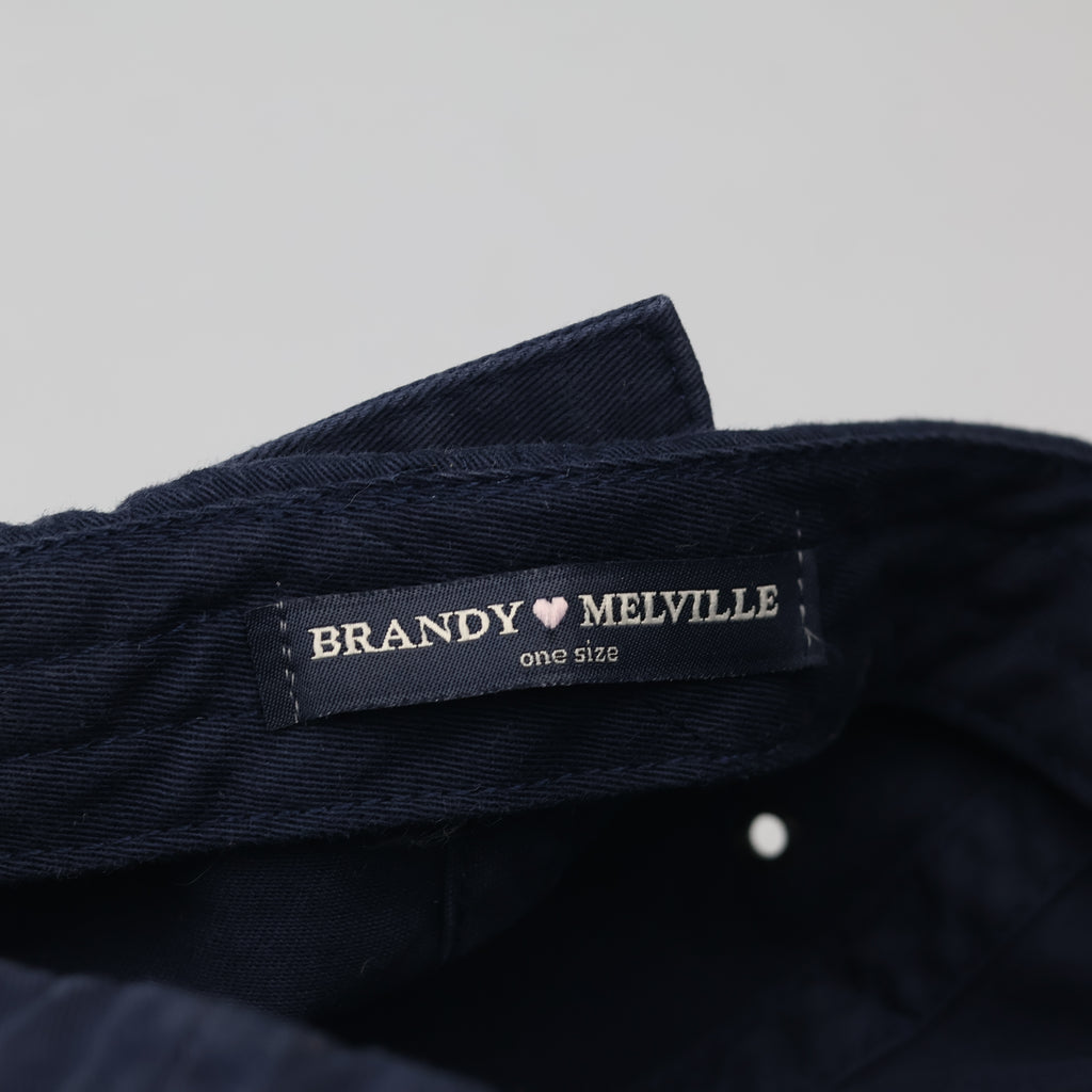 Brandy Melville Navy Blue Alien Embroidered Dad Thrifted Hat