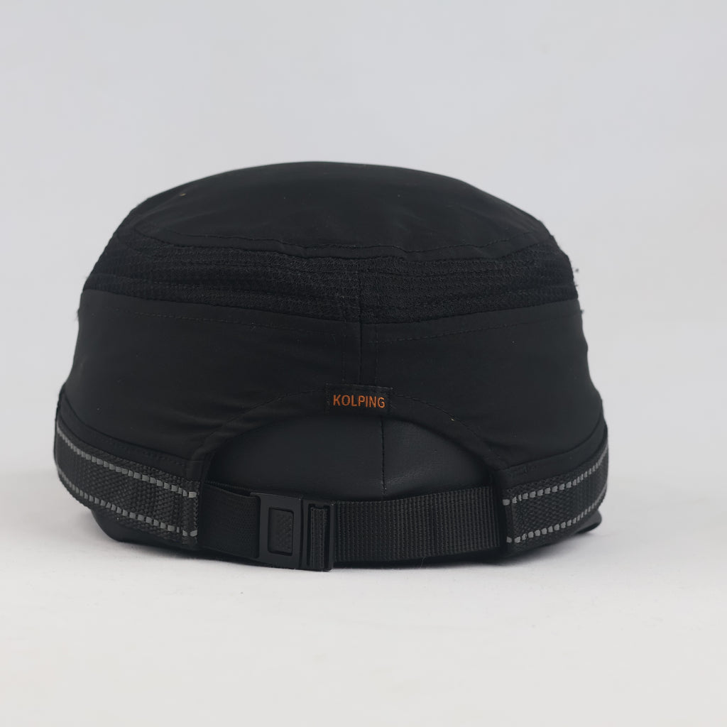 Thrifted Black Kolping Outdoor Winter Military Cap (58-60 cm) | 10277