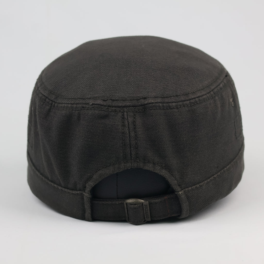 Vintage Buckaroo Distressed Charcoal Grey Cadet Thrifted Hat