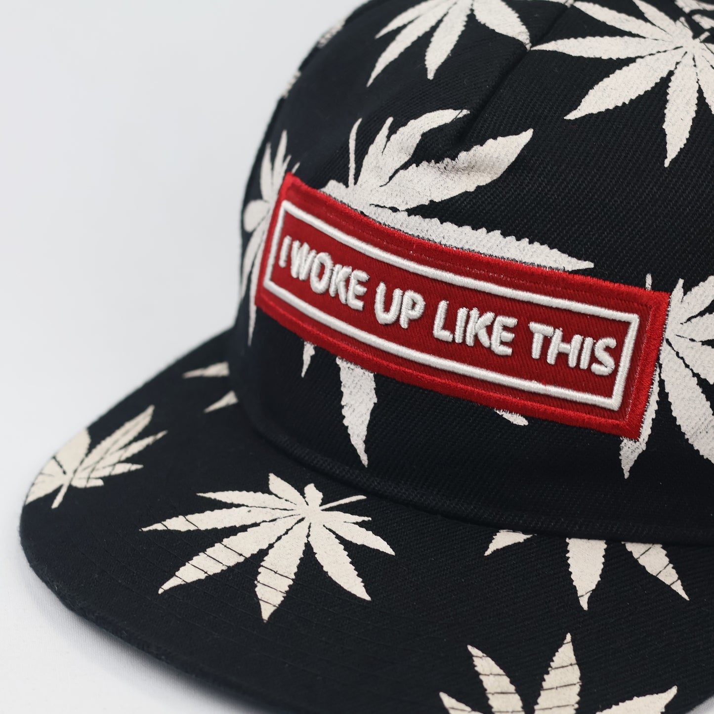 Vintage Leaf Print Streetwear Thrifted Cap