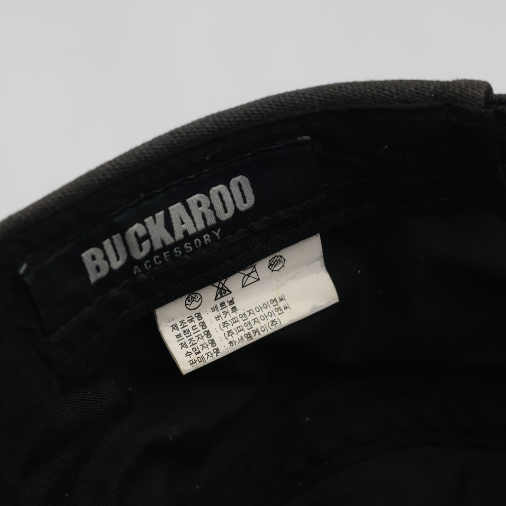 Vintage Buckaroo Distressed Charcoal Grey Cadet Thrifted Hat