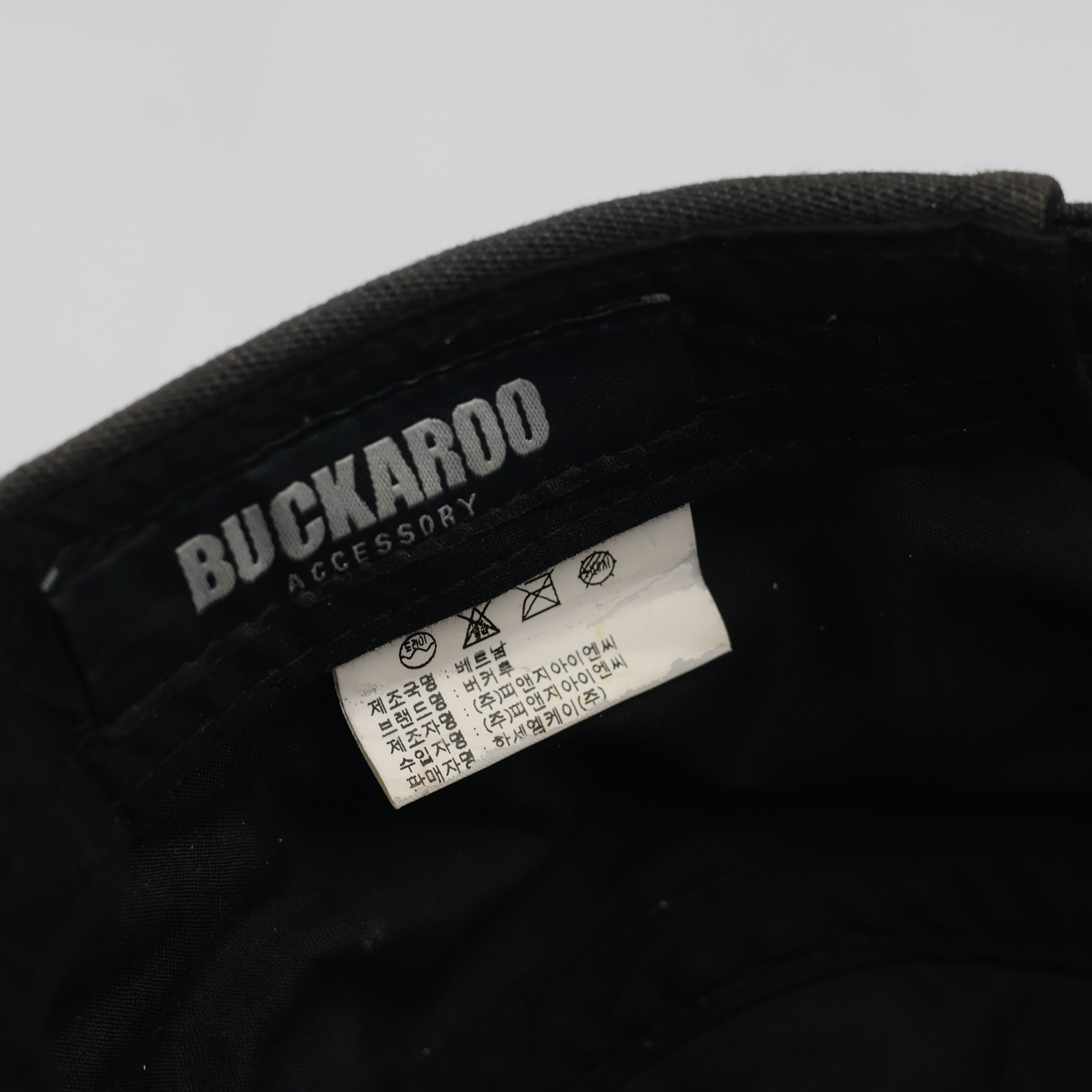 Vintage Buckaroo Distressed Charcoal Grey Cadet Thrifted Hat