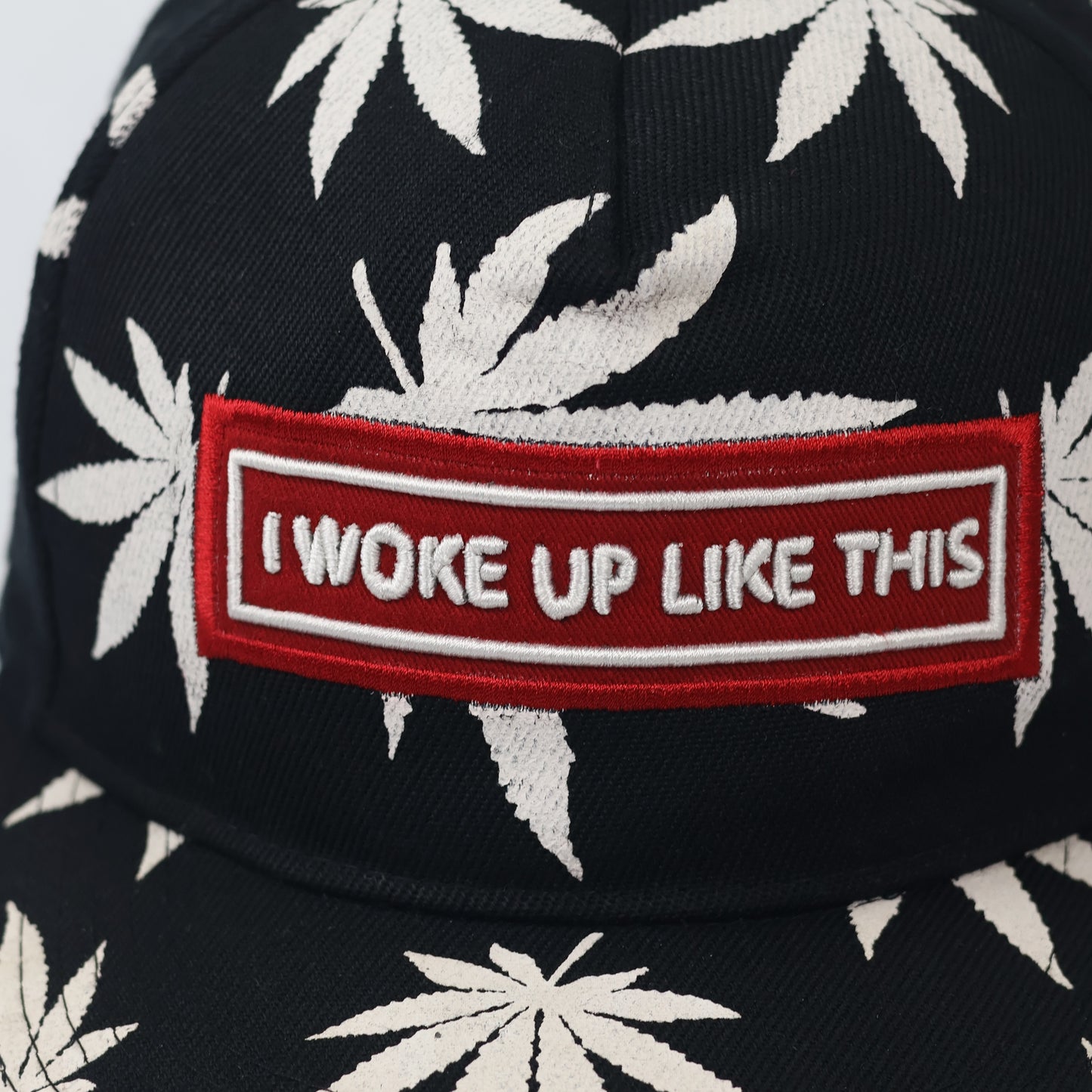 Vintage Leaf Print Streetwear Thrifted Cap