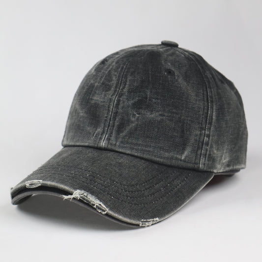 Teamlife Distressed Washed Dad Hat - Charcoal