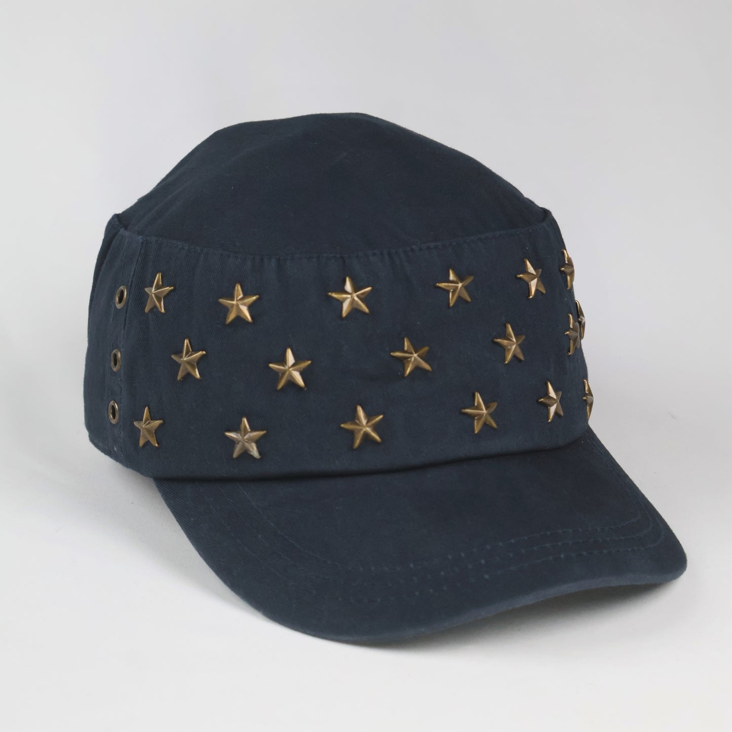 Metal Star Military Style Fashion Cap