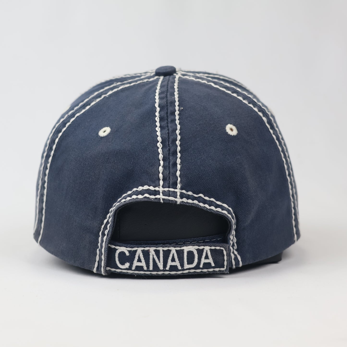 Vintage Montreal Canada Souvenir Thrifted Cap – Navy Blue Streetwear