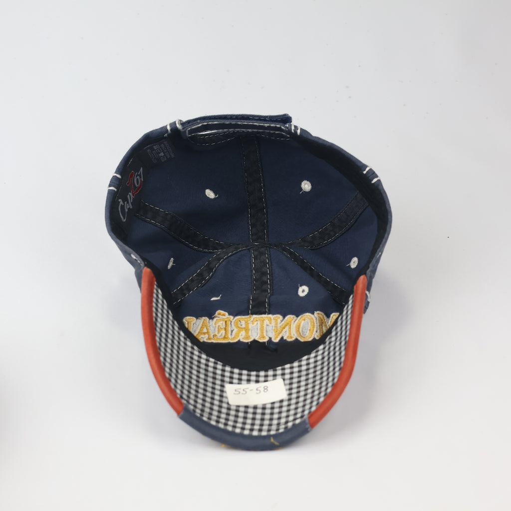 Vintage Montreal Canada Souvenir Thrifted Cap – Navy Blue Streetwear