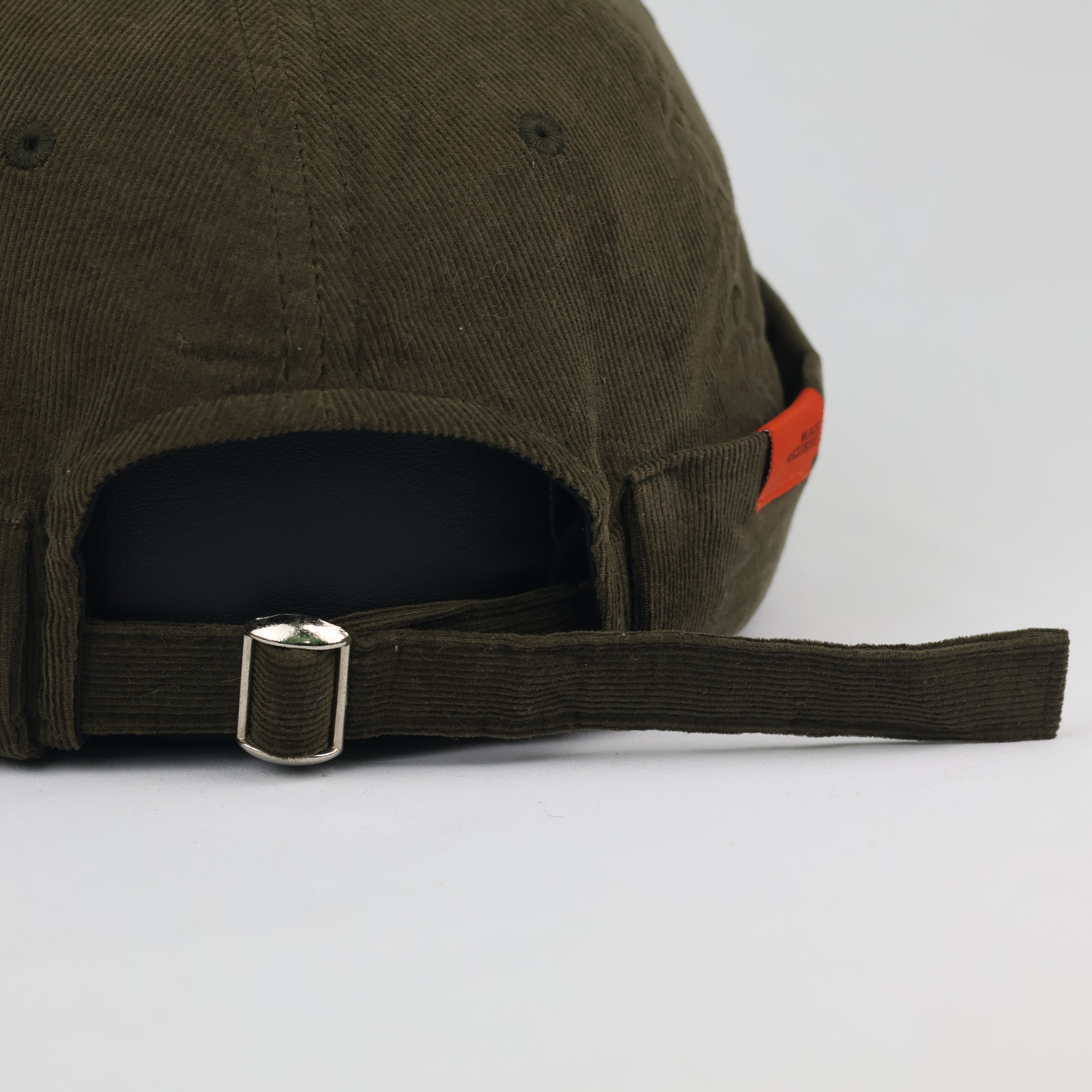 B.Reclusive Khaki Olive Corduroy Brimless Miki Hat