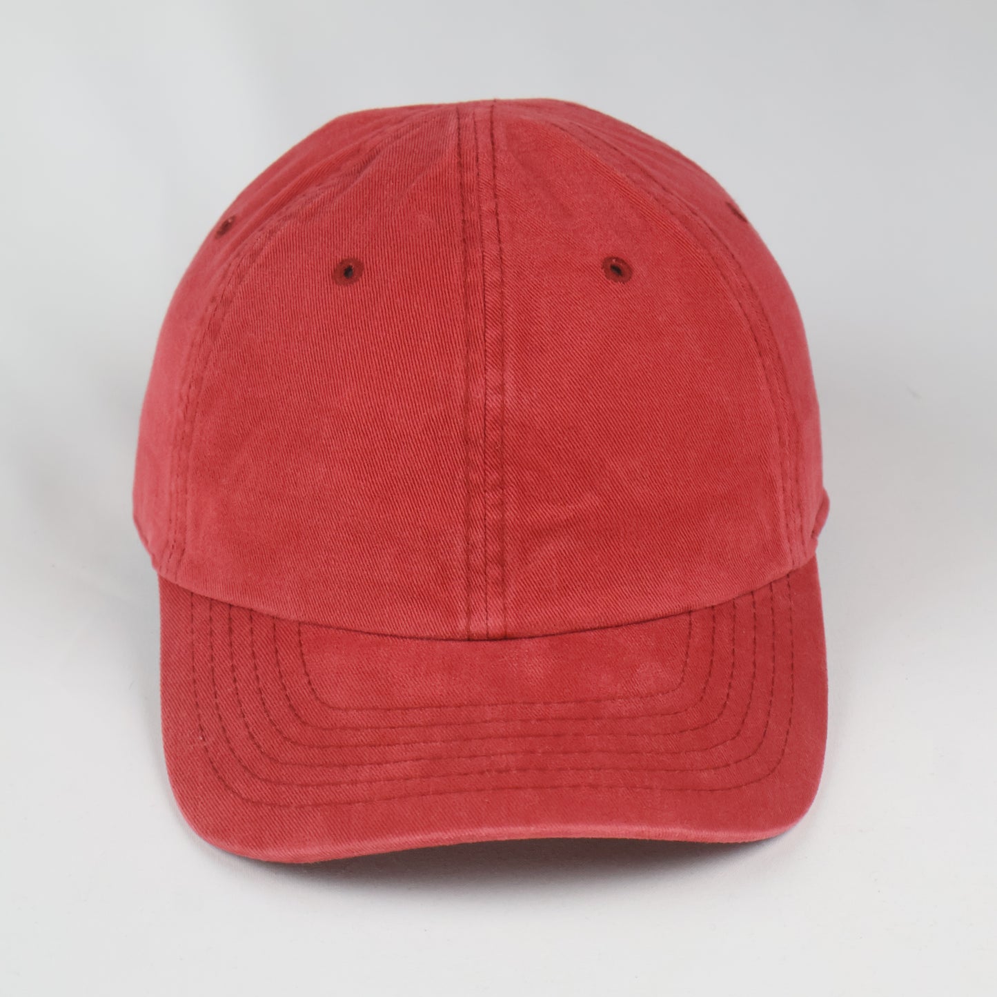 Minimalist Faded Red Dad Cap - "FROM BEGINNING"