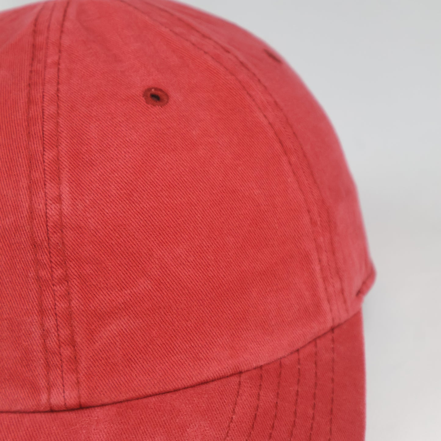 Minimalist Faded Red Dad Cap - "FROM BEGINNING"