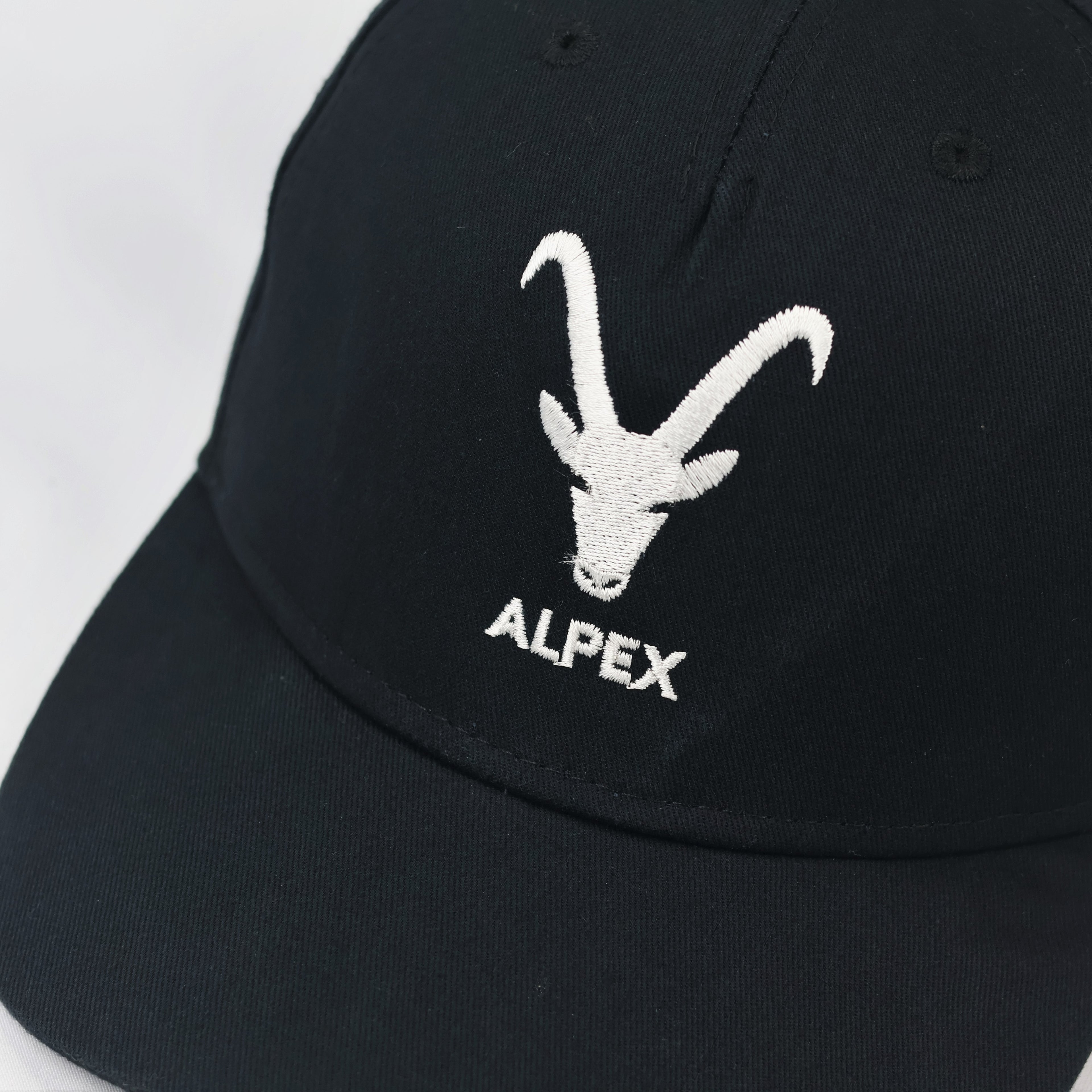Black Alpex Embroidered Thrifted Snapback – Premium Cotton Casual Cap