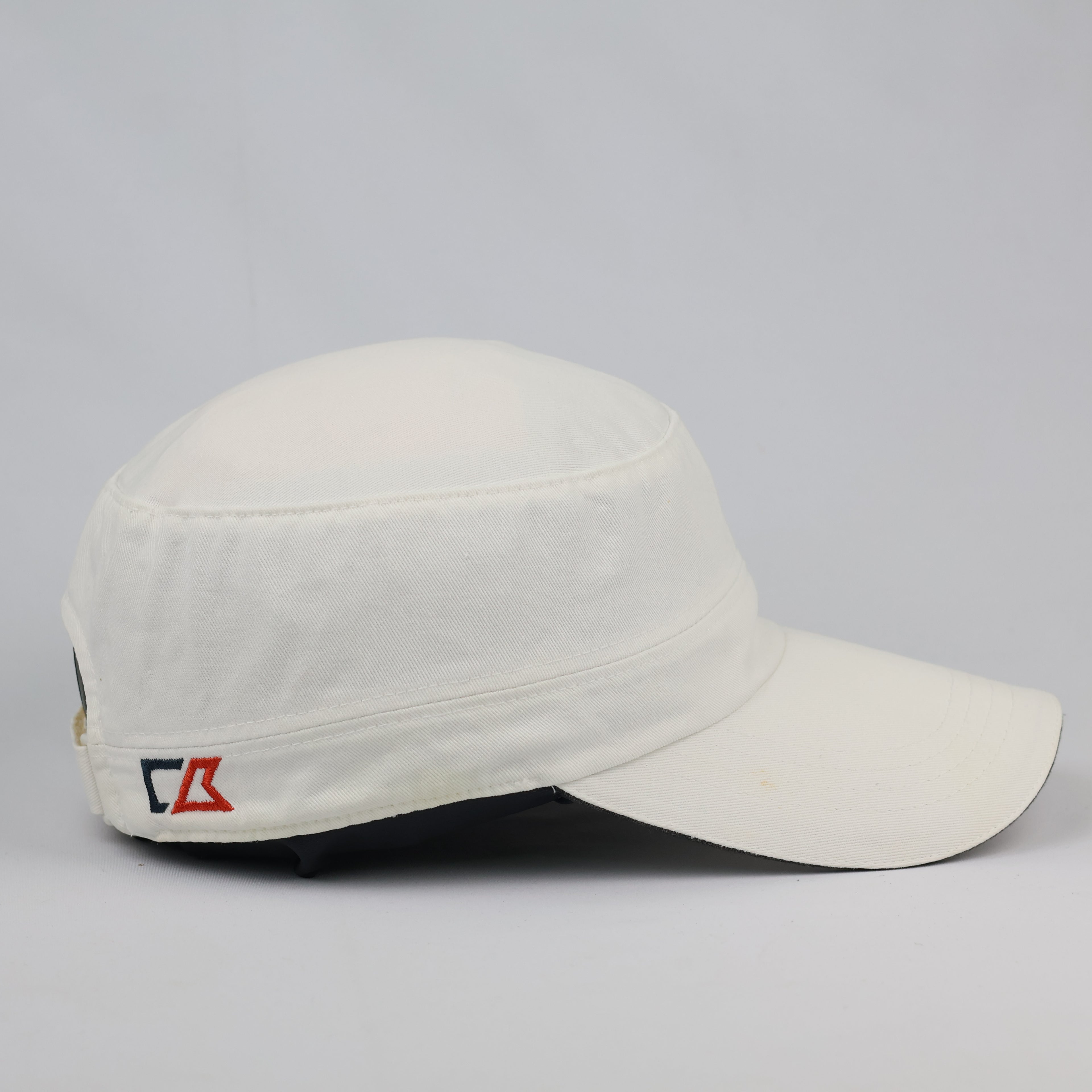 Retro Cutter and Buck White Flat Top Golf Cap