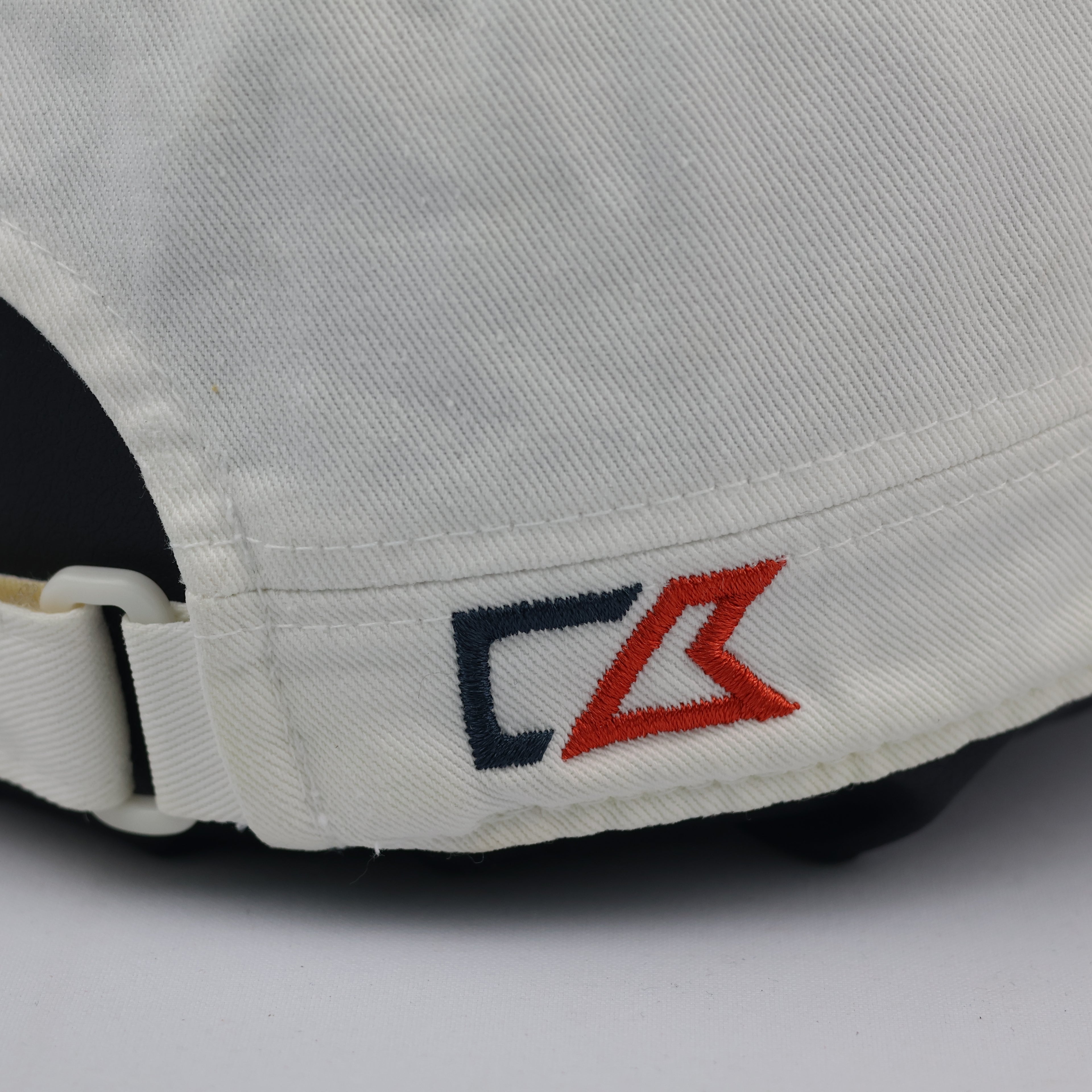Retro Cutter and Buck White Flat Top Golf Cap