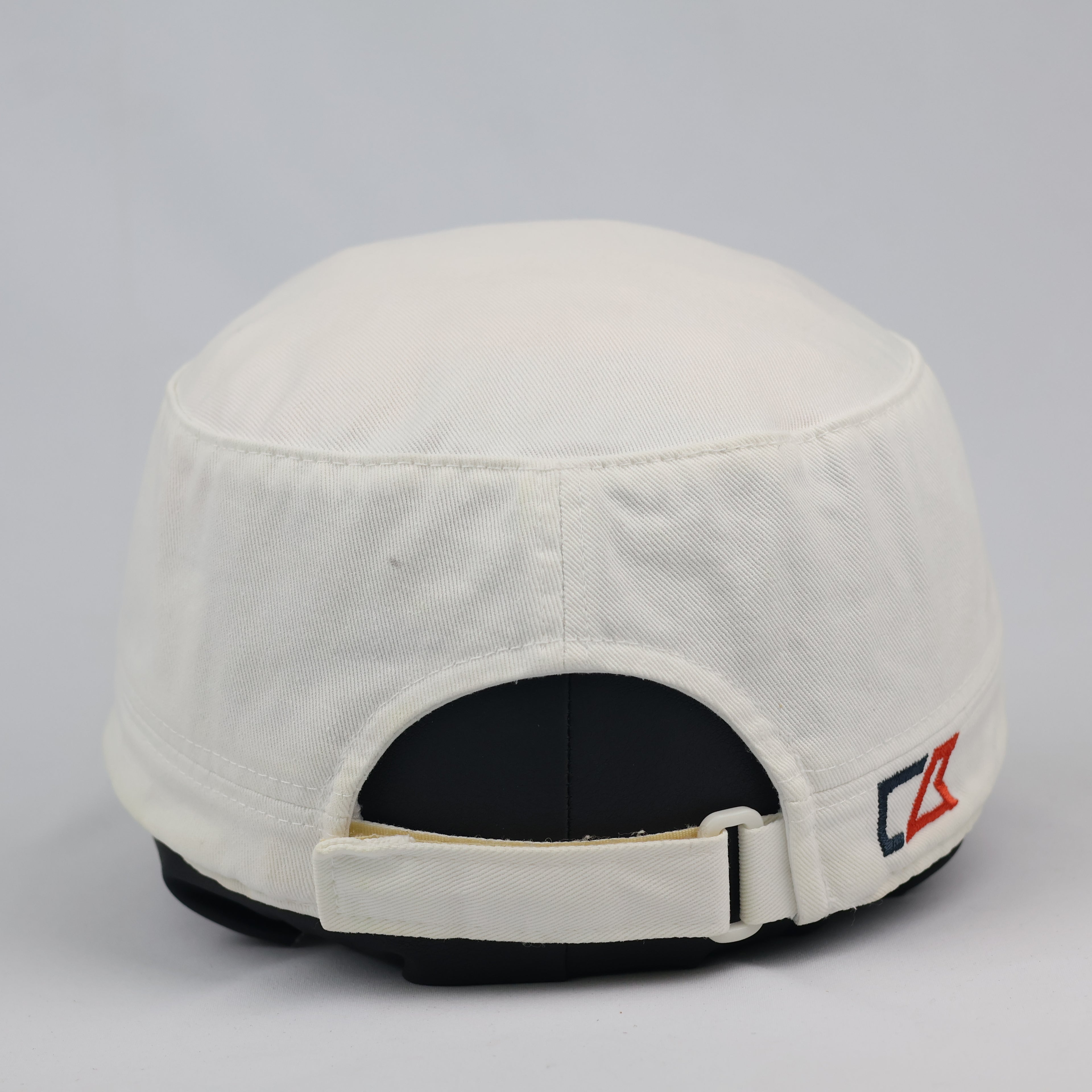 Retro Cutter and Buck White Flat Top Golf Cap