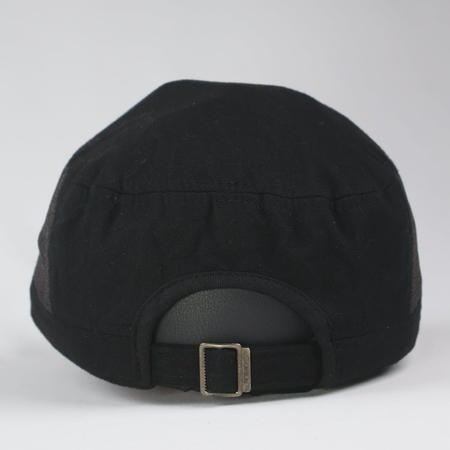 "VIGOLOSO" Two-Tone Cadet Cap - Black/Grey