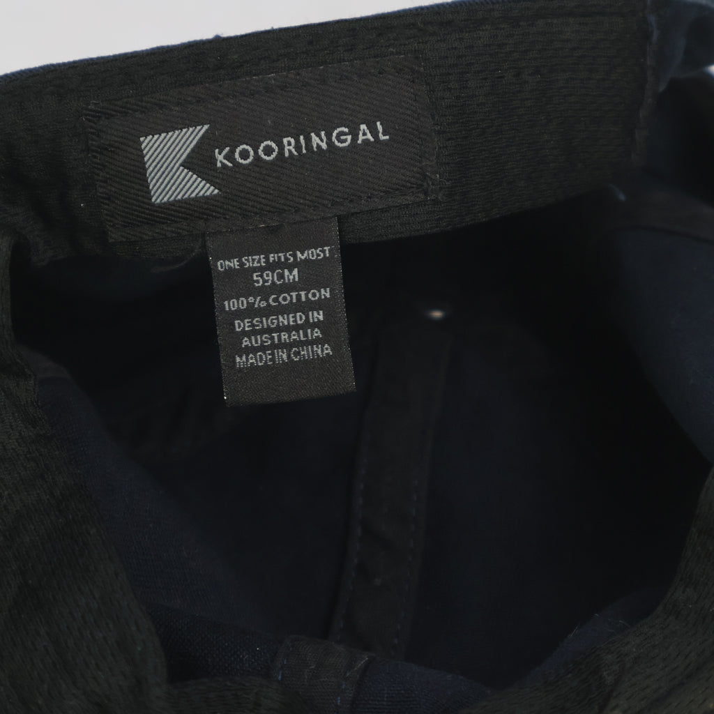 Kooringal Australia Navy Blue Cotton Baseball Thrifted Cap - Adjustable Fit