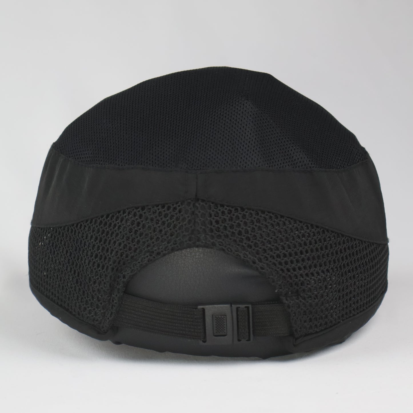 Lightweight All-Black Mesh Cadet Cap