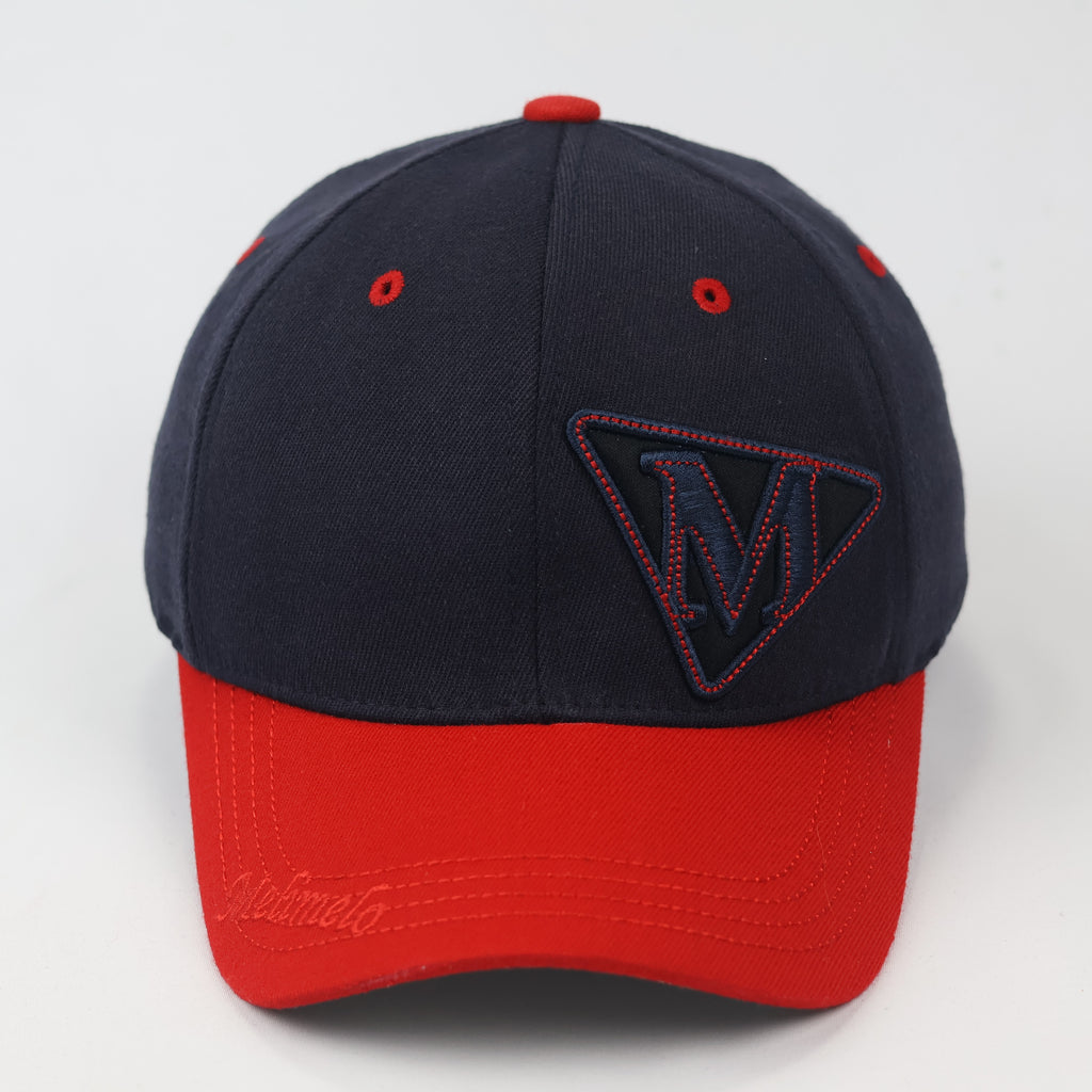 Vintage Navy & Red "M" Letter Graphic Cap – Thrifted Streetwear