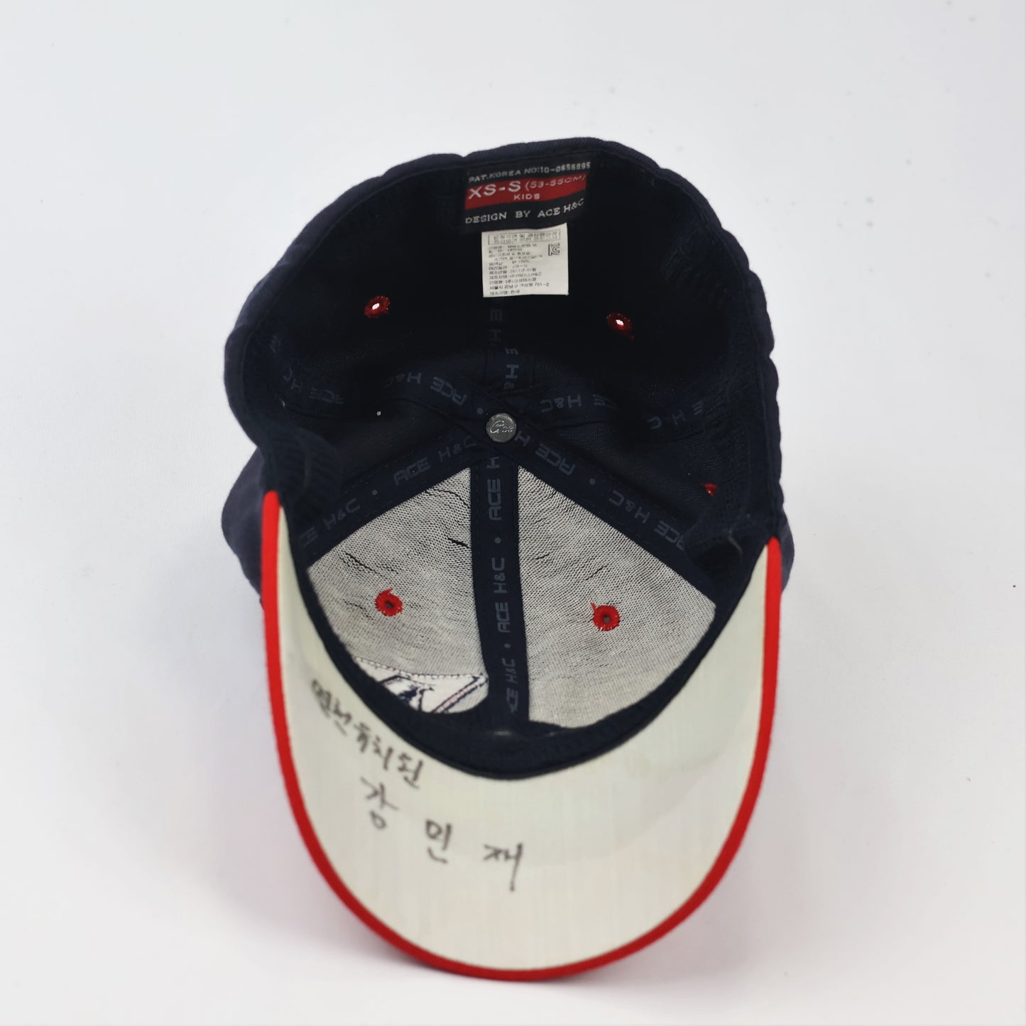 Vintage Navy & Red "M" Letter Graphic Cap – Thrifted Streetwear