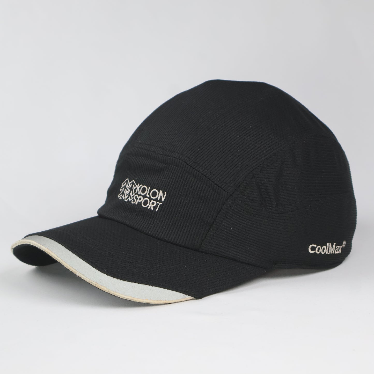 "KOLON SPORT" CoolMax 5-Panel Cap - Black