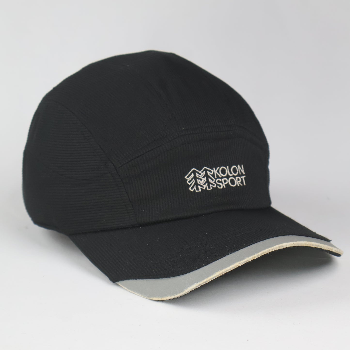"KOLON SPORT" CoolMax 5-Panel Cap - Black