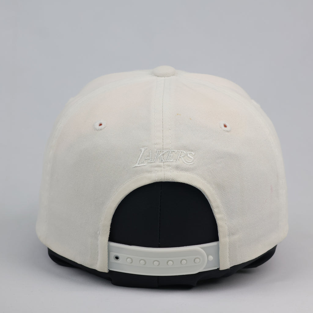 NBA Los Angeles Lakers Off-White Thrifted  Hat