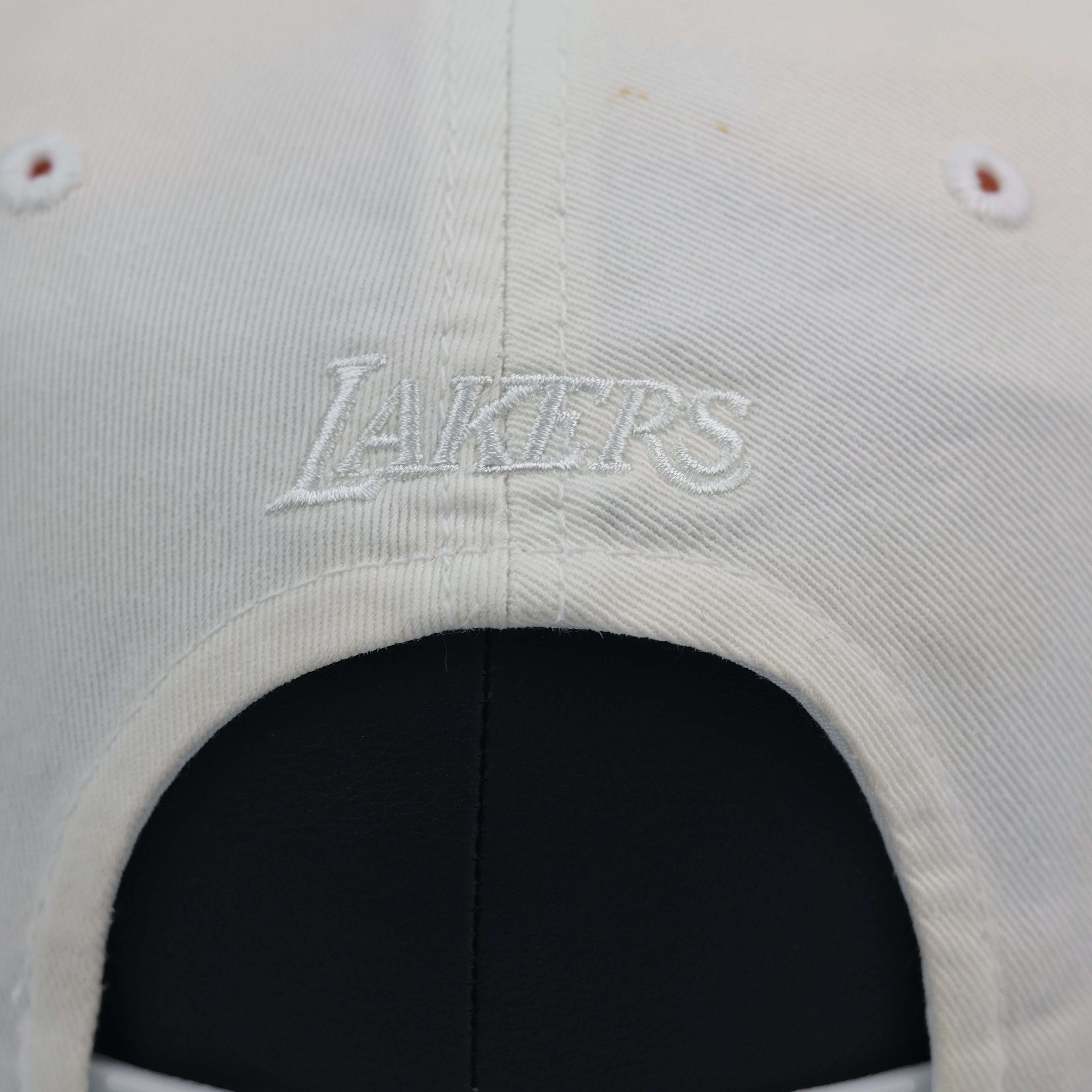 NBA Los Angeles Lakers Off-White Thrifted  Hat