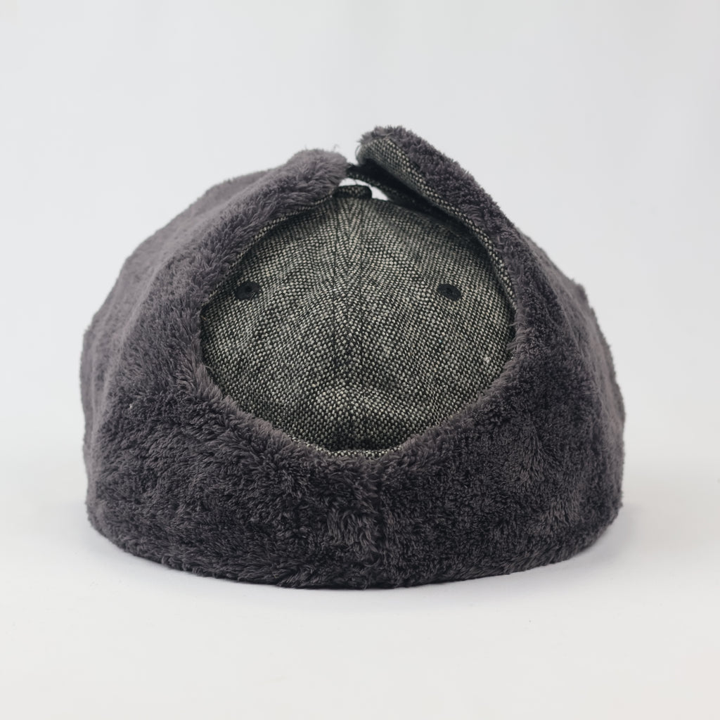 Vintage New Era Cooperstown Collection Dogear Thrifted Hat - Faux Fur Lined - Size 7 1/4
