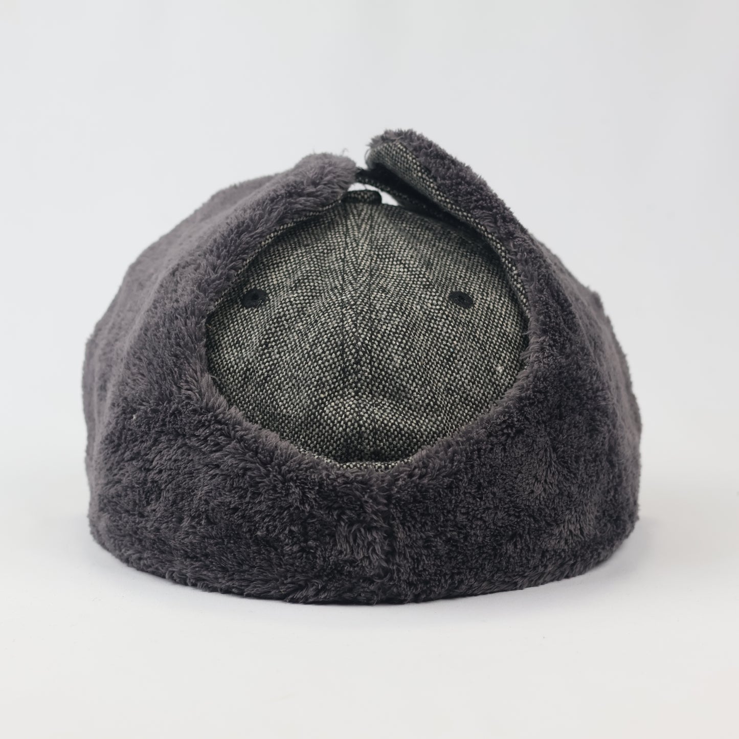 Vintage New Era Cooperstown Collection Dogear Thrifted Hat - Faux Fur Lined - Size 7 1/4